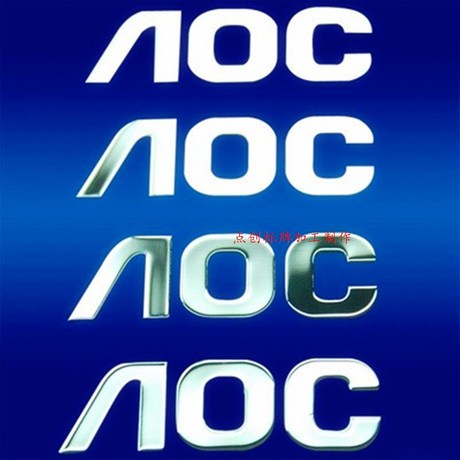 厂家定做显示器金属标AOC标联想标TCLlogo不