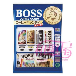 日本原装 lotte乐天 BOSS什锦咖啡糖 4种经典咖