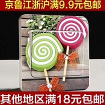 新品特价多款可选 卡通系列 开关贴创意时尚开关贴纸 彩色开关贴