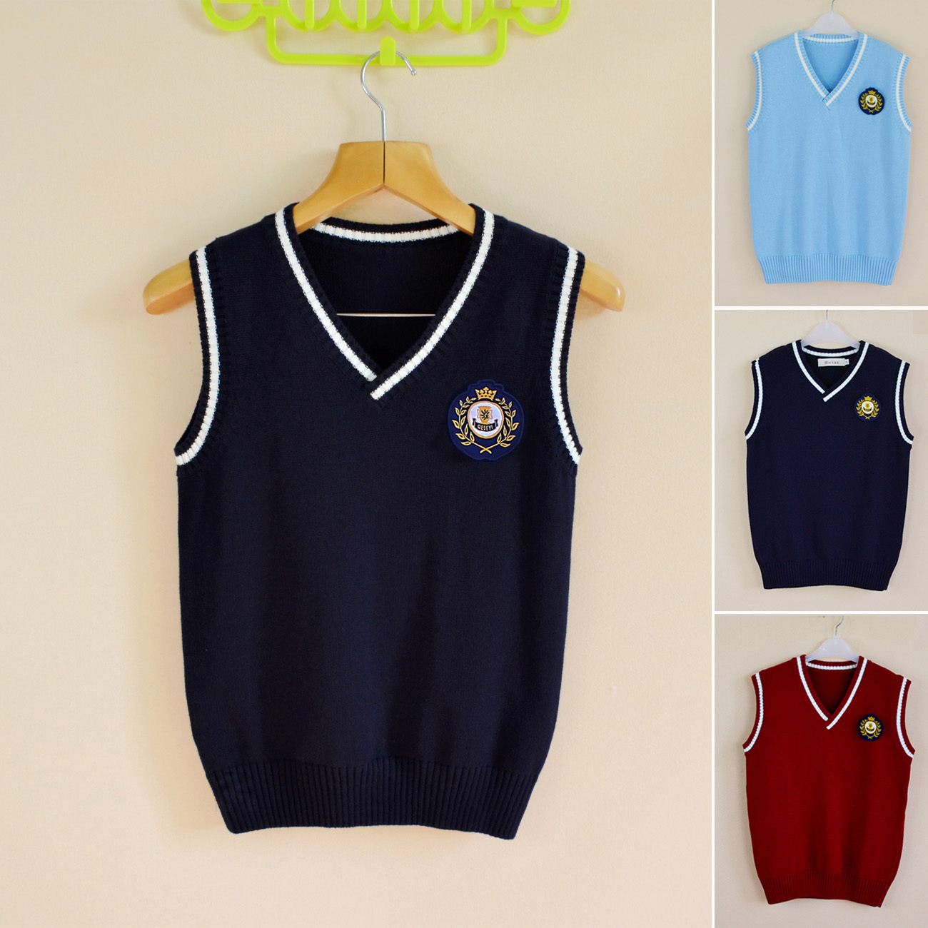 England school uniform College wind Edge Navy Blue Socket sweater Class clothes middle school student Sweater Sweaterin the Women's clothing/Boutique , Sweaters category - from Buy2taobao.com to provide professional Taobao agent buy service