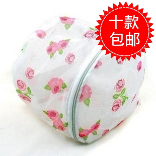 0095 印花带支架文胸/内衣护洗袋 洗衣袋 洗衣篮 内衣专用清洗
