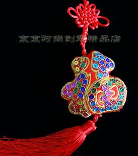  新款中国结福字车载挂件中国特色礼品中国结小号挂饰