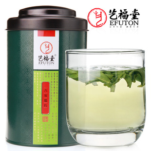  艺福堂茶叶 优质绿茶 特级六安瓜片 50克/罐纯手工提片 正品包邮