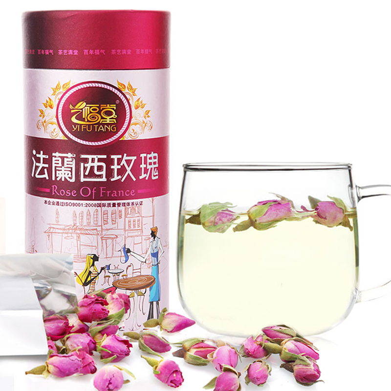 玫瑰花茶粉红法兰西...
