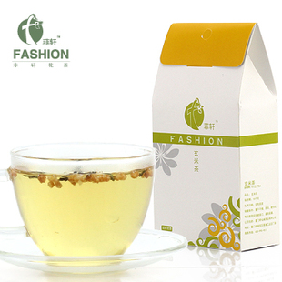  菲轩 玄米茶 有机玄米绿茶 出口韩国日本原装养生茶180g 正品包邮