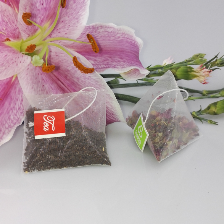 50個帶標5.8*7茶包袋尼龍三角立體花茶袋泡茶袋過濾袋壹次性在類目 餐飲具, 茶具, 其它中 - 來自Buy2taobao.com提供專業的淘寶代購服務