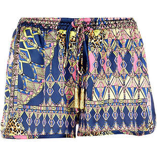 【女主角_啦啦】JAZZ爵士舞服超低腰国旗短裤