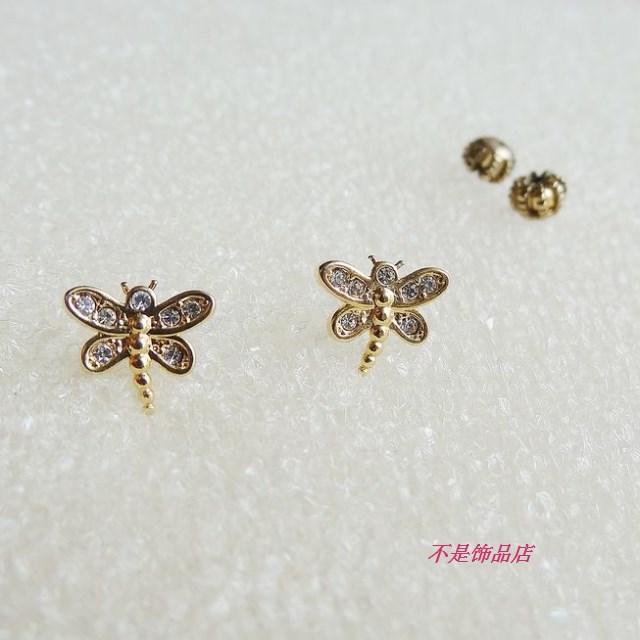 juicycouture橘滋民族特价原单正品女士小蜻蜓耳钉项链吊坠 juicycouture橘滋民族特价原单正品女士小蜻蜓耳钉项链吊坠