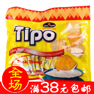 越南TIPO鸡蛋牛奶味面包干300g友谊牌丰灵松脆甜饼干