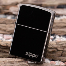 原装ZIPPO正品防风打火机 黑冰标志150ZL 专柜正版超薄 特价包邮