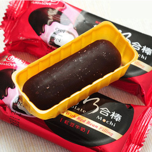  【超好吃】 台湾雪之恋麻薯 纯糬麻薯巧合棒 不甜超Q 红豆牛奶味