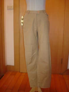 闲置 <em>韩国</em>进口的小脚裤/<em>马裤</em> 米黄色 太好<em>搭配</em>了