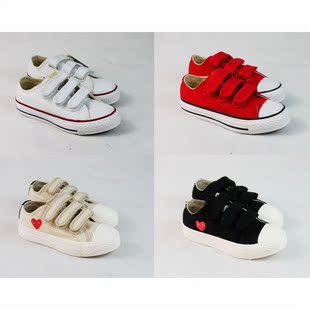  儿童帆布鞋 男童女童 匡威童鞋 converse正品 魔术贴款包运费