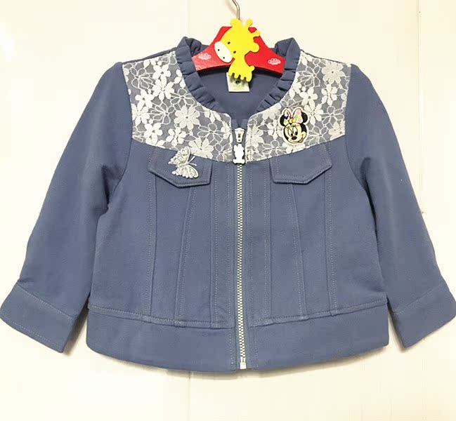 新丽品牌春秋米妮立体蝴蝶花边领子女童短款长袖外套开衫吊牌299在类目 童装/婴儿装/亲子装, 外套/夹克/大衣, 普通外套中 - 来自Buy2taobao.com提供专业的淘宝代购服务