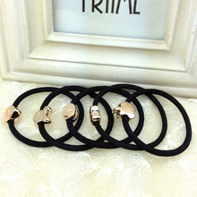 South Korea Korean hair accessories hair rubber band metal crown love Mickey rubber band hair rope hair ring wholesale women