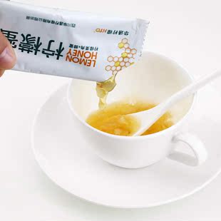  华通蜂蜜柠檬茶 柠檬蜜袋装 水果茶 果味茶花果茶 新鲜10袋装300g
