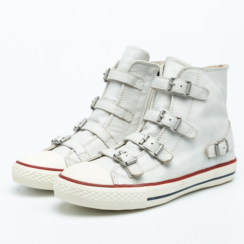 2019 Spring new pattern Gaobang white Flat shoes genuine leather rivet Flat bottom skate shoes Round Korean Edition Casual shoesin the Men's Shoes, High shoes category - from Buy2taobao.com to provide professional Taobao agent buy service