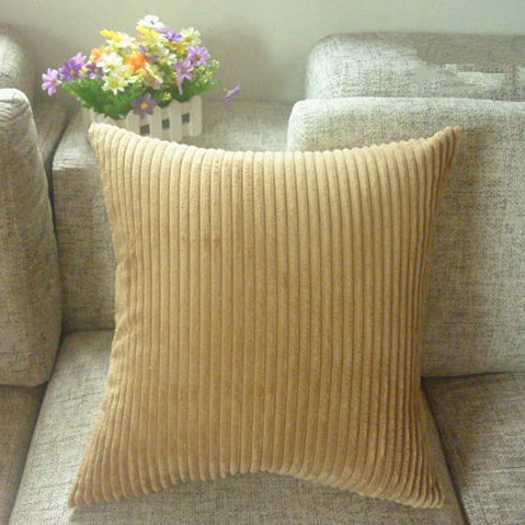 customized Light tan stripe Pillowcase Large Plush Bedside Cushion Sofa cover bay window pad 40X40cm50X50cmin the Home Fabric , Pillow/Pillow category - from Buy2taobao.com to provide professional Taobao agent buy service