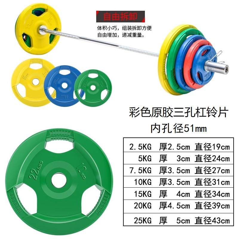 手抓杠鈴片健身大孔彩色天然包膠杠鈴片原膠鑄鐵飛鈴實心鈴片包郵在類目 運動/瑜伽/健身/球迷用品, 踏步機/中小型健身器材, 槓鈴中 - 來自Buy2taobao.com提供專業的淘寶代購服務