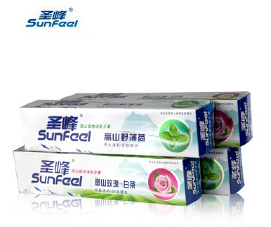 拉芳新品 圣峰高山牙膏4支X90G