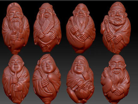 核雕三维立体图 stl CNC电脑雕刻机专用图 橄榄