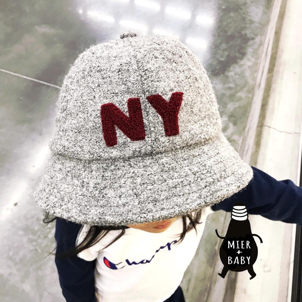 Mierbaby丨自制 NY 儿童刺绣羊毛渔夫帽在类目 童装/婴儿装/亲子装, 帽子/围巾/口罩/手套/耳套/脚套, 帽子中 - 来自Buy2taobao.com提供专业的淘宝代购服务