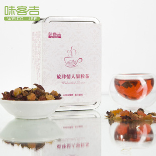  味客吉 果粒茶 水果茶 放肆情人花果茶 富含果肉 100g/盒 2盒包邮