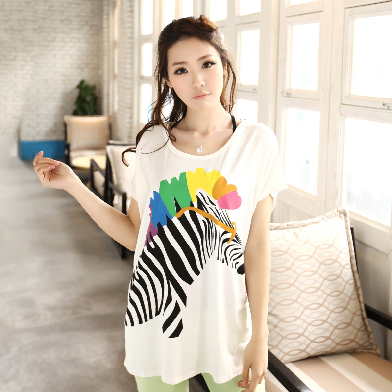 韩版宽松显瘦蝙蝠袖...