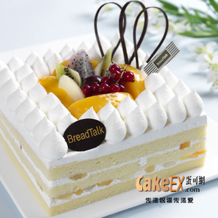  济南市面包新语BreadTalk 真多丽果 水果生日蛋糕配送 品牌热卖
