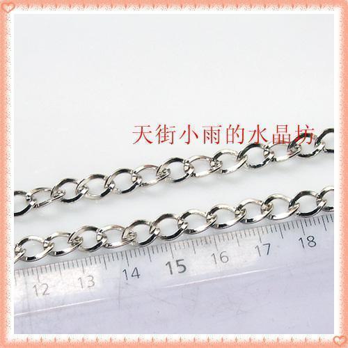 12元起包邮 DIYdiy饰品配件材料 手工材料 银色中号扁纽链 YS301|ruв категории Украшения,ювелирные изделия, Diy аксессуары, цепи - от Buy2taobao.com для оказания профессиональной услуги покупки агента Taobao