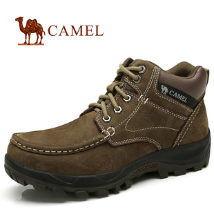  camel 骆驼正品 男鞋 舒适休闲户外徒步男靴子 保暖男靴雪地靴 男