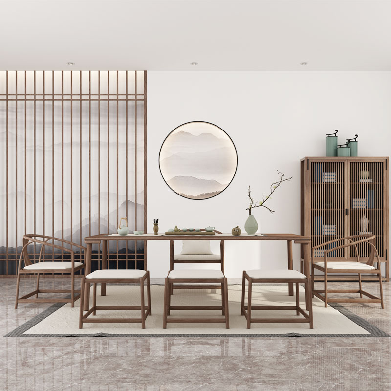 New Chinese style Tea tables and chairs combination Simplicity Buddhist mood solid wood Tea Service Restaurant Tearoom leisure time Kungfu Online Tea table furniturein the Residential furniture , Categories , Tea table category - from Buy2taobao.com to provide professional Taobao agent buy service