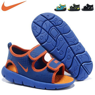  正品耐克男童凉鞋儿童鞋子夏天拖鞋女童运动凉鞋小童鞋沙滩鞋韩版