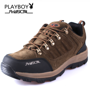  花花公子(Playboy) 秋冬新款 户外登山男式低帮鞋 CX30042
