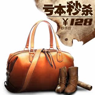 【头层牛皮】2013年新款限量女包 欧美时尚单肩手提斜跨包包邮