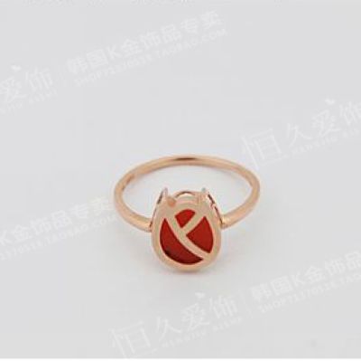韩国正品/14k18k纯黄金玫瑰金彩金首饰/精美时尚女款戒指指圈儿 韩国正品/14k18k纯黄金玫瑰金彩金首饰/精美时尚女款戒指指圈儿