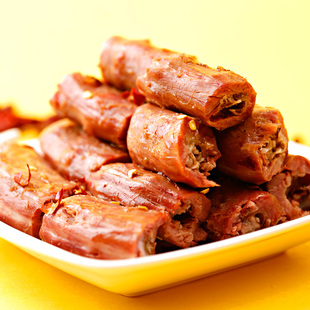  绝味食品 精装麻辣鸭脖220g 休闲零食 辣度适中 湖南特产小吃