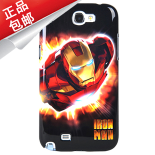 包邮 正品迪士尼note2钢铁侠手机壳 三星n710