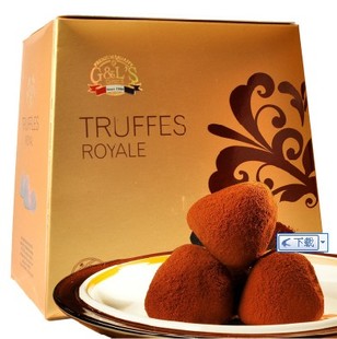  比利时进口 德菲丝松露黑巧克力 德菲斯皇家金典800g+100g 包邮