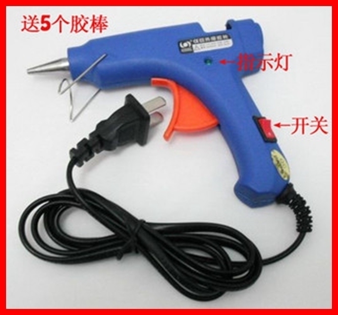 Hot melt glue gun 20W Tool hot glue gun Hot melt stick Hot melt glue stick 19 A Five Rubber stripin the Hardware/Tool , Power Tools , Hot melt gun category - from Buy2taobao.com to provide professional Taobao agent buy service