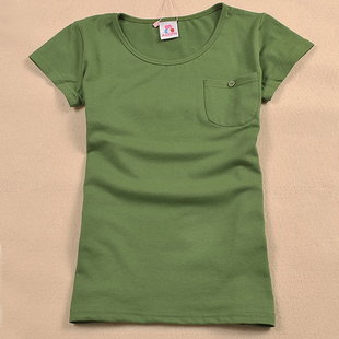 夏装韩版<em>潮夏</em>女装<em>衣服</em>T桖<em>女</em>夏天修身纯色体恤