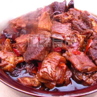  德麟食品四川麻辣私房菜/红烧牦牛肉/现做无防腐添加/美味成品菜