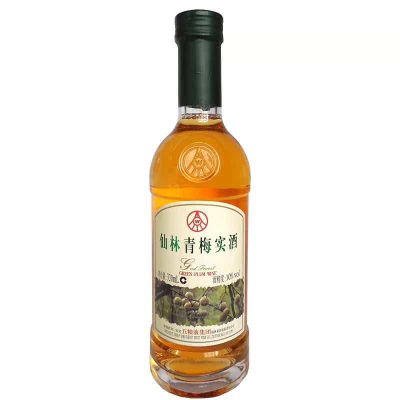 正品果酒五粮液集团仙林青梅实酒10度330ml 正品果酒五粮液集团仙林青梅实酒10度330ml