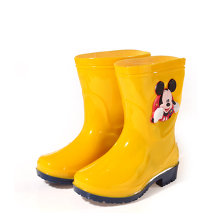 正品迪士尼品牌童鞋儿童男女童小童雨鞋四五六七岁幼儿雨靴