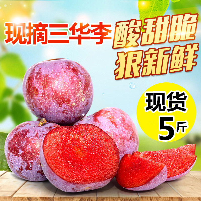 新鮮脆紅李子現摘發孕婦水果5斤中通包郵限時搶購在類目 水產肉類/新鮮蔬果/熟食, 新鮮水果, 李子中 - 來自Buy2taobao.com提供專業的淘寶代購服務