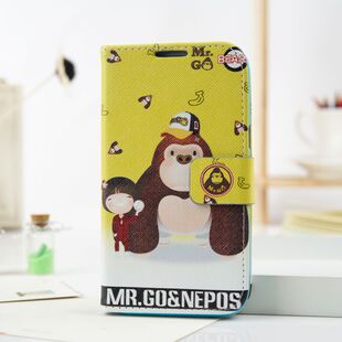 108卡通猩猩 三星N7100保护套 Note2大明猩手