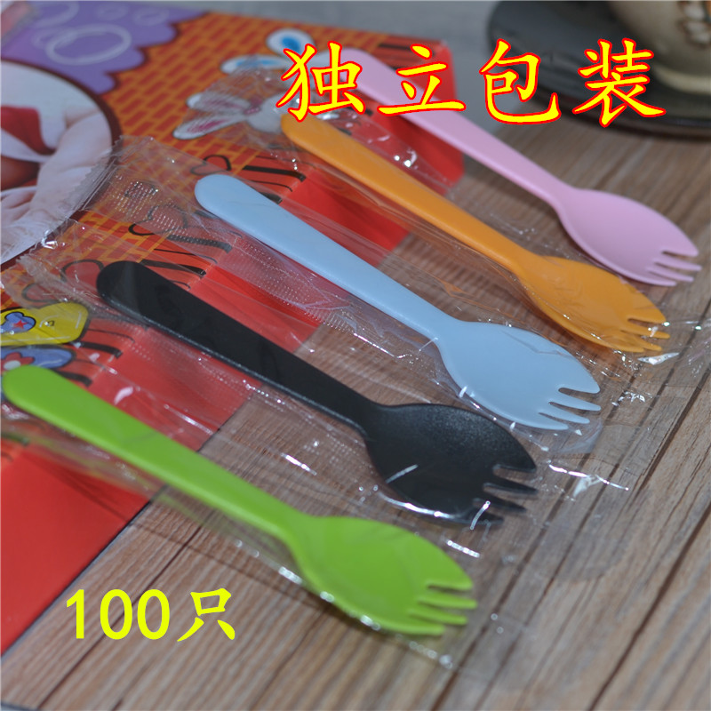 促销价一次性蛋糕叉勺 冰激凌调羹 木糠慕斯勺散装 独立包装100只|ruв категории посуда, посуда, вилка/ложка/палочки костюм - от Buy2taobao.com для оказания профессиональной услуги покупки агента Taobao