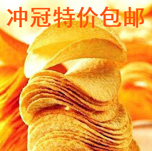  冲冠特价散装薯片盼盼艾比利薯片 烧烤 番茄 100g58元江浙沪包邮