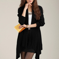 <em>夏季薄款百搭</em>镂空真丝上衣桑蚕丝<em>长袖</em>针织衫女