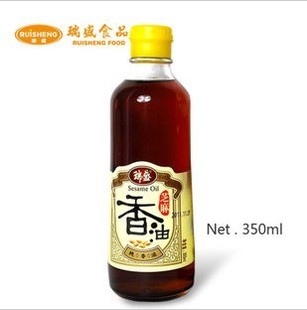  瑞盛食品 瑞盛芝麻香油 350ml 调味品 调味油 绿色食品 清真食品